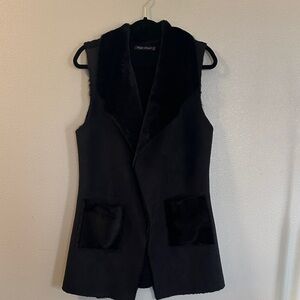 Faux Fur Boutiques Black Vest